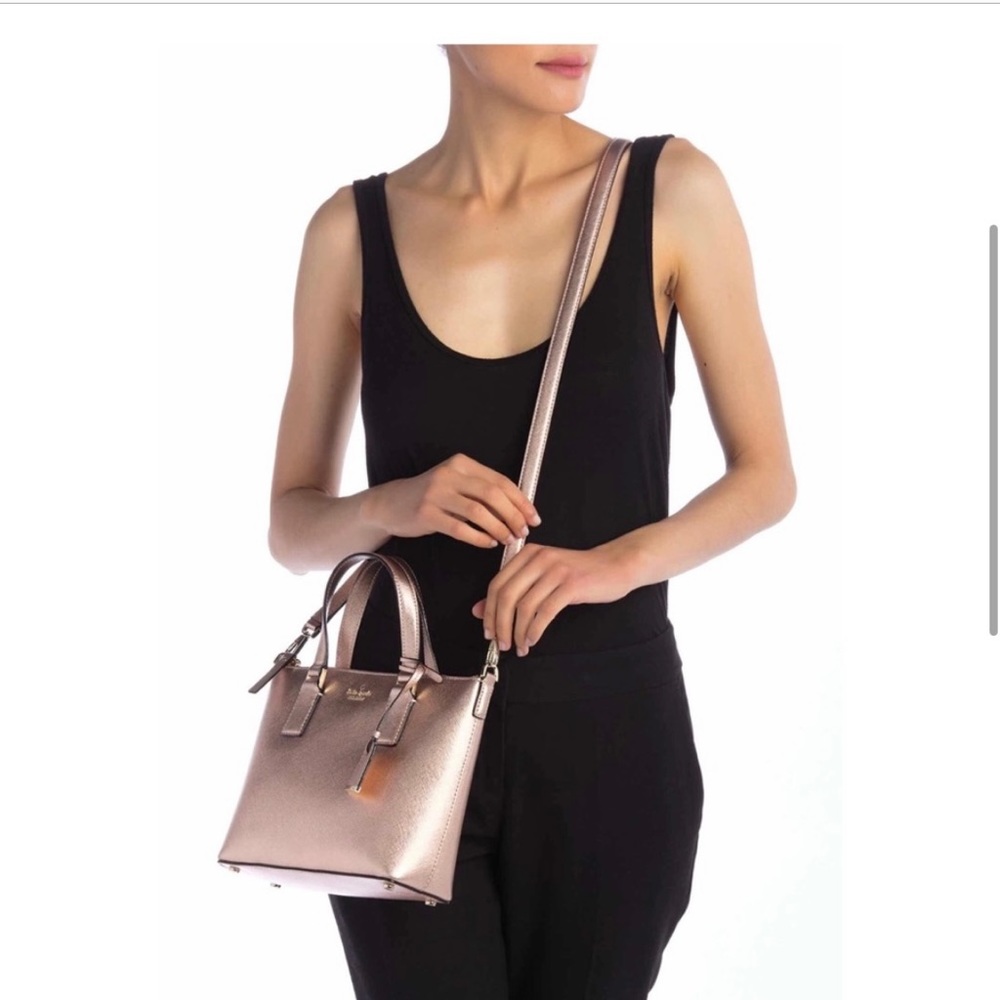 kate spade rose gold crossbody bag